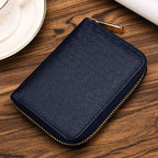Custom Logo Textured zipper leather coin purse | Premium Corporate Gifts and Custom Gifts