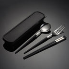 Custom Logo Exquisite 304 Tableware Three-Piece Set | Premium Corporate Gifts and Custom Gifts