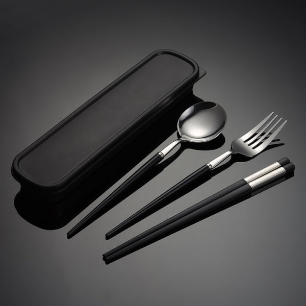 Custom Logo Exquisite 304 Tableware Three-Piece Set | Premium Corporate Gifts and Custom Gifts