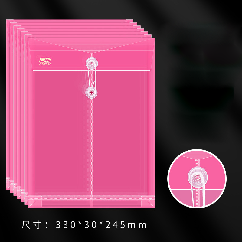 Custom Logo A4 Transparent Rope Folder Document Bag | Premium Corporate Gifts and Custom Gifts