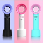 Custom Logo Bladeless Desktop Handheld Fan | Premium Corporate Gifts and Custom Gifts