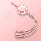 Custom Logo Car Fast Charging 3-in-1 Charging Cable | Premium Corporate Gifts and Custom Gifts