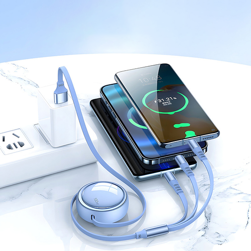 Custom Logo Car Fast Charging 3-in-1 Charging Cable | Premium Corporate Gifts and Custom Gifts