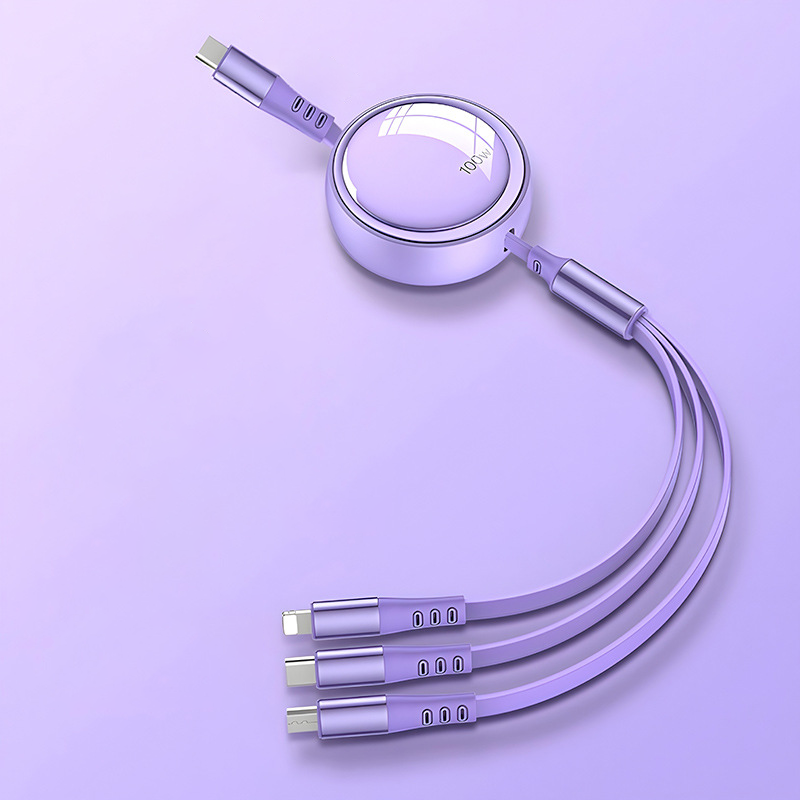Custom Logo Car Fast Charging 3-in-1 Charging Cable | Premium Corporate Gifts and Custom Gifts