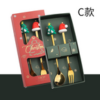Custom Logo Christmas Stainless Steel Tableware Set | Premium Corporate Gifts and Custom Gifts