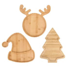 Custom Logo Christmas Wooden Snack Tray | Premium Corporate Gifts and Custom Gifts