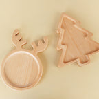 Custom Logo Christmas Wooden Snack Tray | Premium Corporate Gifts and Custom Gifts