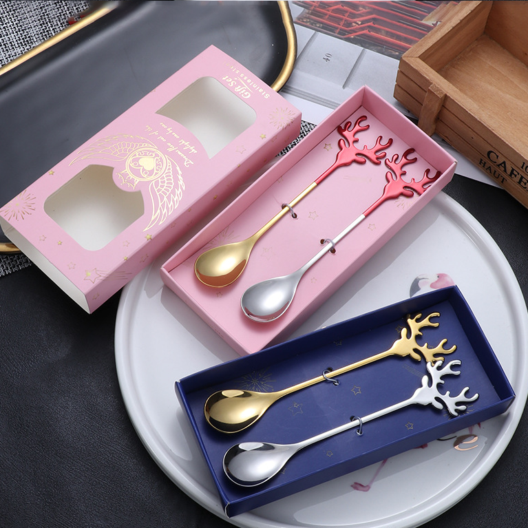 Custom Logo Elk-shaped tableware set | Premium Corporate Gifts and Custom Gifts