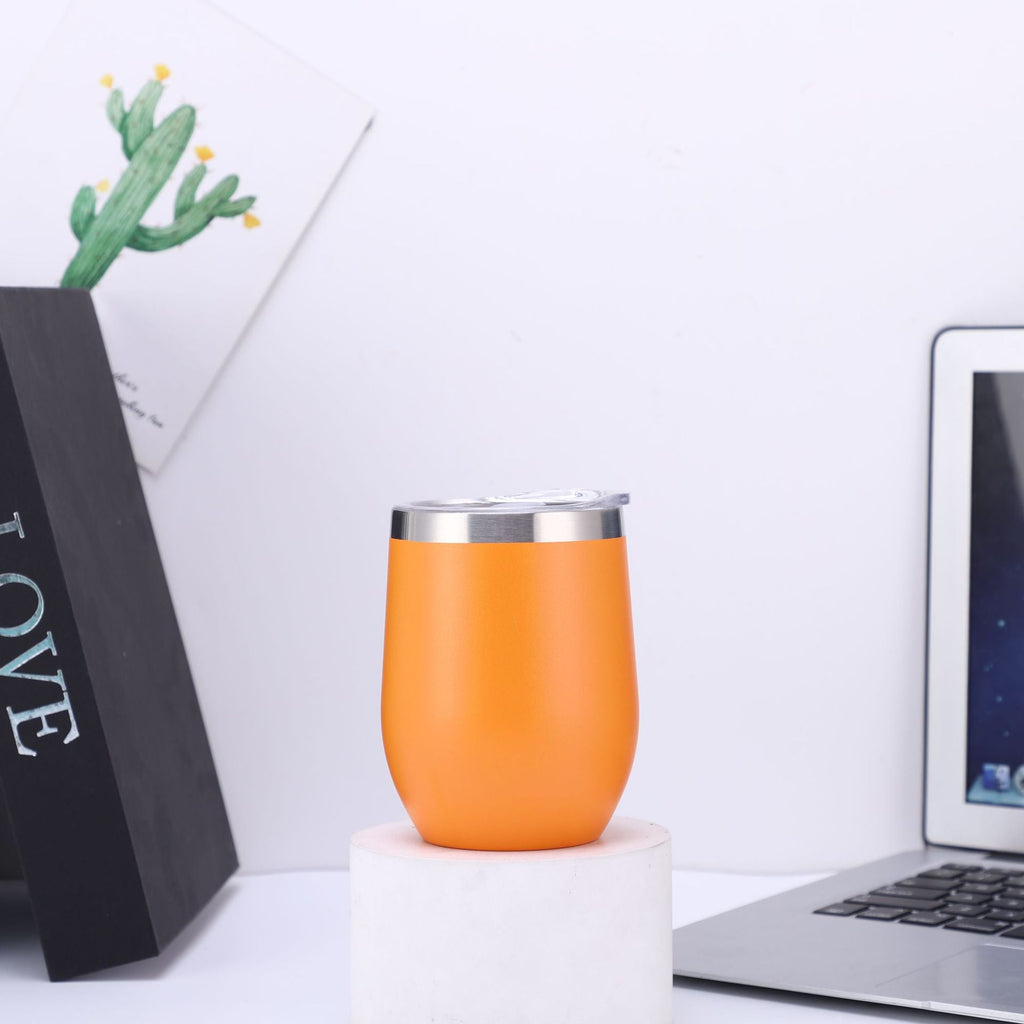 Custom Logo Curved metal eco-friendly cup | Premium Corporate Gifts and Custom Gifts
