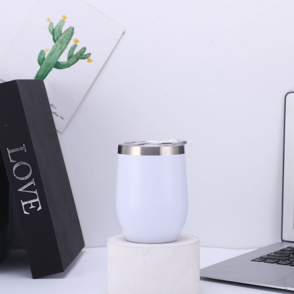 Custom Logo Curved metal eco-friendly cup | Premium Corporate Gifts and Custom Gifts