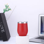 Custom Logo Curved metal eco-friendly cup | Premium Corporate Gifts and Custom Gifts