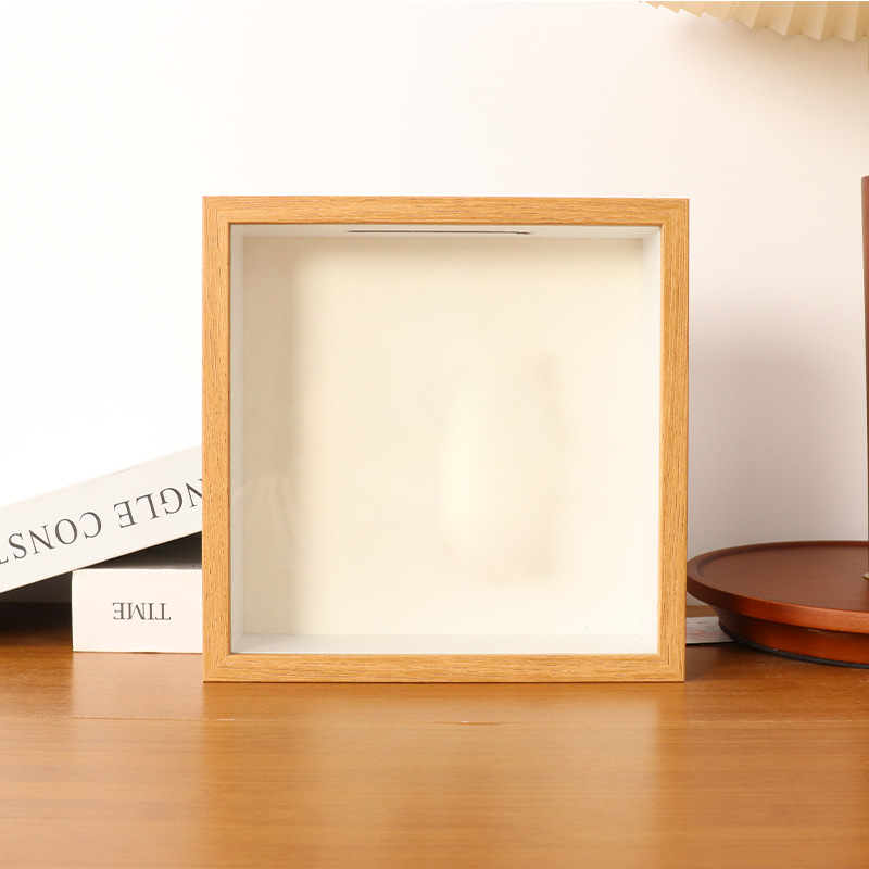 Custom Logo Three-dimensional square display frame piggy bank | Premium Corporate Gifts and Custom Gifts