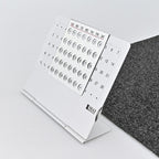 Custom Logo Creative Ultra-thin Aluminum Perpetual Calendar | Premium Corporate Gifts and Custom Gifts