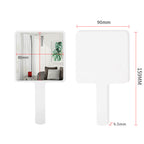 Custom Logo cute square handheld mirror | Premium Corporate Gifts and Custom Gifts