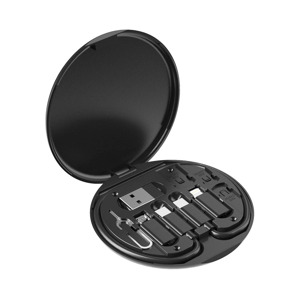 Custom Logo Small Disc Multifunctional Data Cable Storage Box | Premium Corporate Gifts and Custom Gifts
