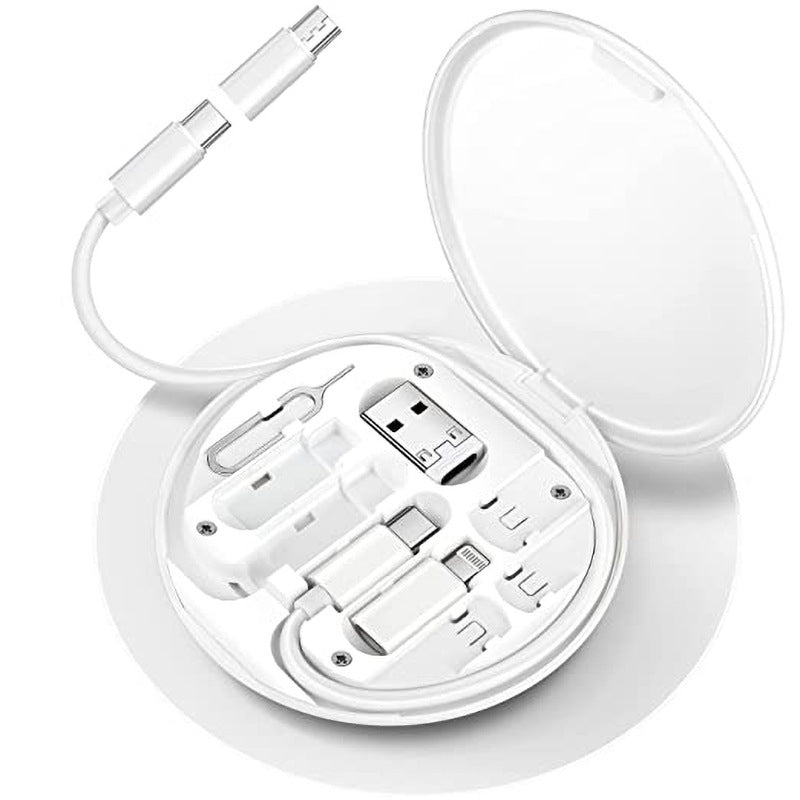 Custom Logo Small Disc Multifunctional Data Cable Storage Box | Premium Corporate Gifts and Custom Gifts