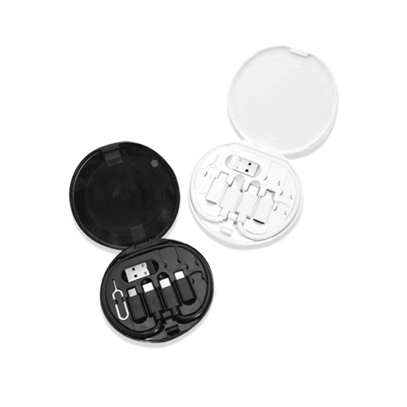 Custom Logo Small Disc Multifunctional Data Cable Storage Box | Premium Corporate Gifts and Custom Gifts