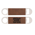 Custom Logo Leather Beer Bottle Opener | Premium Corporate Gifts and Custom Gifts