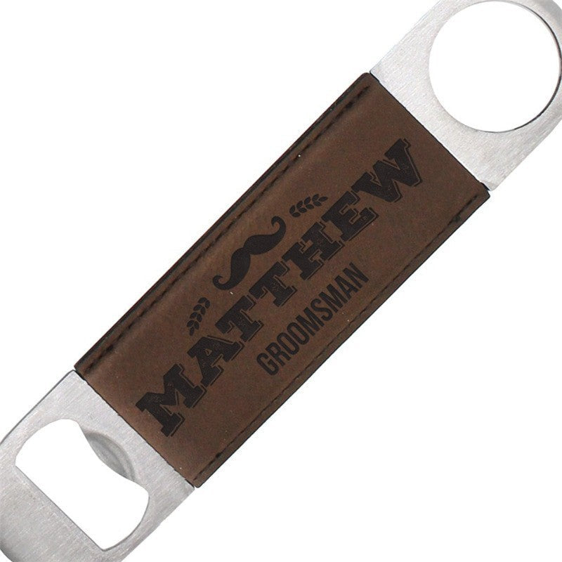 Custom Logo Leather Beer Bottle Opener | Premium Corporate Gifts and Custom Gifts