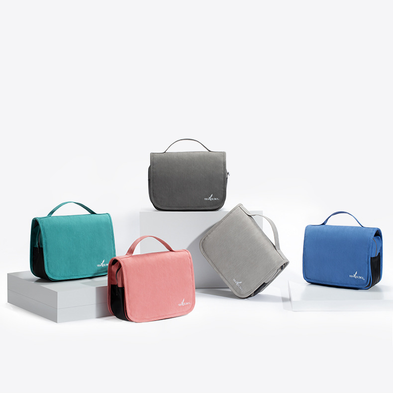 Custom Logo Waterproof Travel Hook Toiletry Bag | Premium Corporate Gifts and Custom Gifts