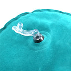 Custom Logo Press-type inflatable neck pillow (flocking) | Premium Corporate Gifts and Custom Gifts