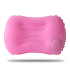 Custom Logo Press-type square inflatable neck pillow (flocked) | Premium Corporate Gifts and Custom Gifts