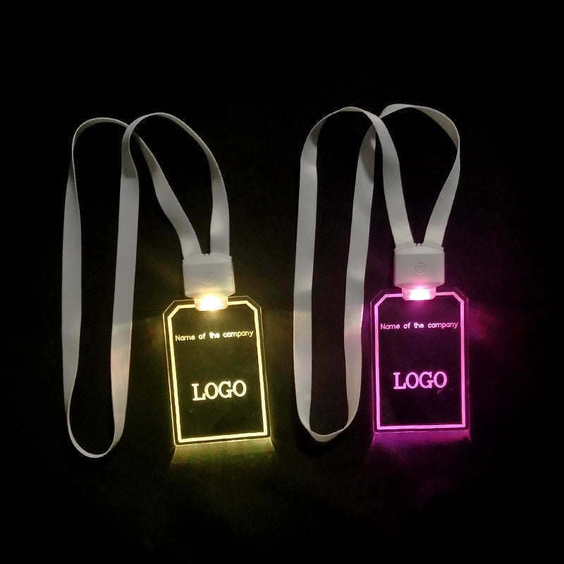Custom Logo Luminous Badge Identification Card | Premium Corporate Gifts and Custom Gifts