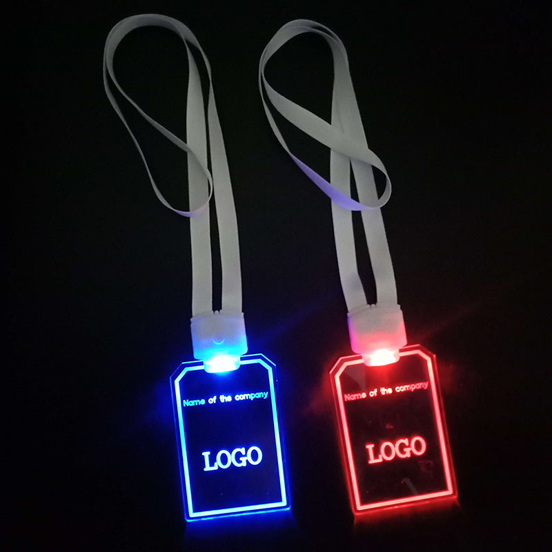 Custom Logo Luminous Badge Identification Card | Premium Corporate Gifts and Custom Gifts
