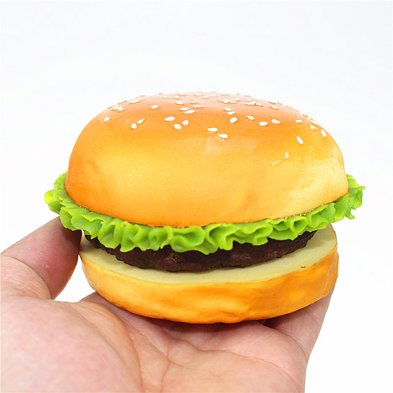 Custom Logo Simulated Hamburger Stress Relief Ball | Premium Corporate Gifts and Custom Gifts
