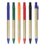 Custom Logo Environmentally Friendly Pressed Kraft Paper Advertising Pen | Premium Corporate Gifts and Custom Gifts
