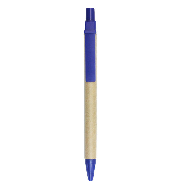 Custom Logo Environmentally Friendly Pressed Kraft Paper Advertising Pen | Premium Corporate Gifts and Custom Gifts