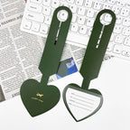 Custom Logo Leather heart-shaped luggage tag | Premium Corporate Gifts and Custom Gifts