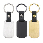 Custom Logo Metal leather buckle tag keychain | Premium Corporate Gifts and Custom Gifts