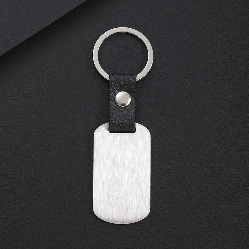 Custom Logo Metal leather buckle tag keychain | Premium Corporate Gifts and Custom Gifts