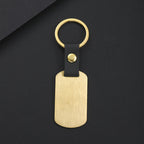 Custom Logo Metal leather buckle tag keychain | Premium Corporate Gifts and Custom Gifts