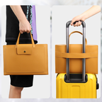 Custom Logo Leather Laptop Bag Briefcase | Premium Corporate Gifts and Custom Gifts