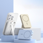 Custom Logo Magnetic Self-Brought Dual-Wire Power Bank | Premium Corporate Gifts and Custom Gifts