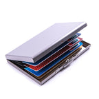 Custom Logo Simple Aluminum Alloy Business Card Holder | Premium Corporate Gifts and Custom Gifts