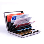Custom Logo Simple Aluminum Alloy Business Card Holder | Premium Corporate Gifts and Custom Gifts