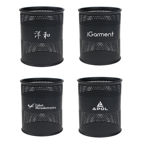 Custom Logo Office Iron Pen Holder | Premium Corporate Gifts and Custom Gifts