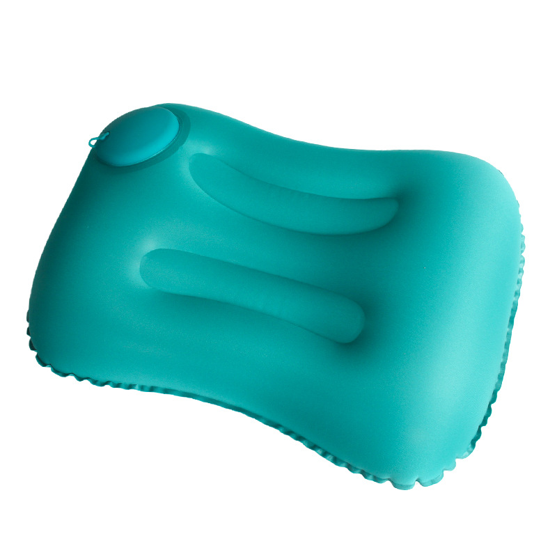 Custom Logo Press-type square inflatable neck pillow (milk shredded) | Premium Corporate Gifts and Custom Gifts