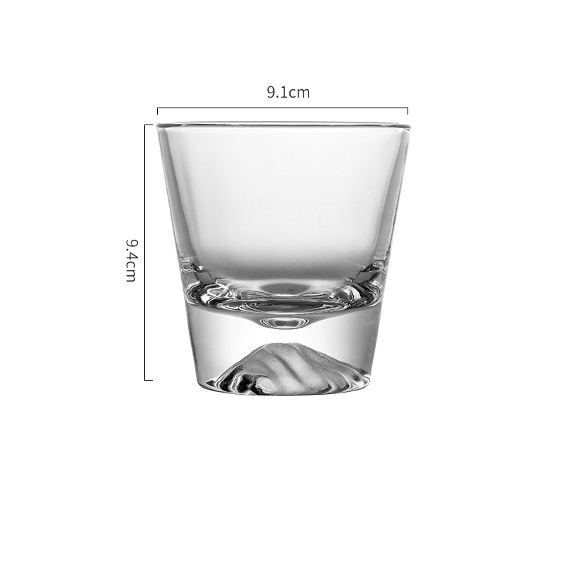 Custom Logo Mt. Fuji Glass Mountain Viewing Cup | Premium Corporate Gifts and Custom Gifts