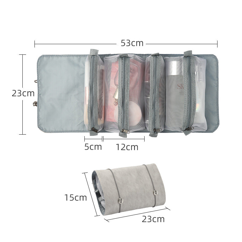 Custom Logo ins-style travel large capacity four-in-one cosmetic bag | Premium Corporate Gifts and Custom Gifts