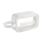 Custom Logo Travel White Large Capacity Toiletry Bag | Premium Corporate Gifts and Custom Gifts