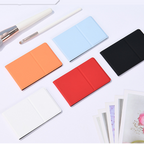 Custom Logo PU leather thin folding mirror | Premium Corporate Gifts and Custom Gifts