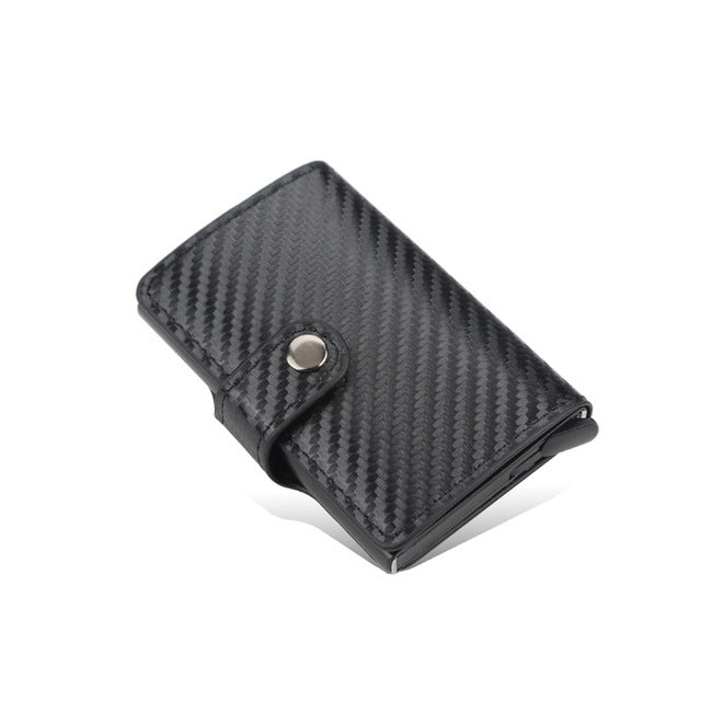 Custom Logo Plaid Anti-Magnetic Card Case | Premium Corporate Gifts and Custom Gifts
