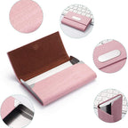 Custom Logo PU Multi-Color Wooden Business Card Holder | Premium Corporate Gifts and Custom Gifts
