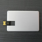 Custom Logo Thin and light metal business card flash drive | Premium Corporate Gifts and Custom Gifts