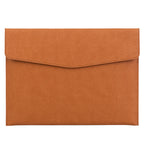 Custom Logo  Thickened leather pebbled pattern folder file bag | Premium Corporate Gifts and Custom Gifts