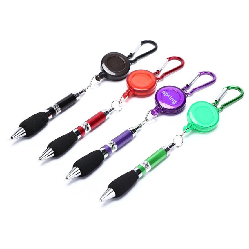 Custom Logo Telescopic clip metal ballpoint pen | Premium Corporate Gifts and Custom Gifts